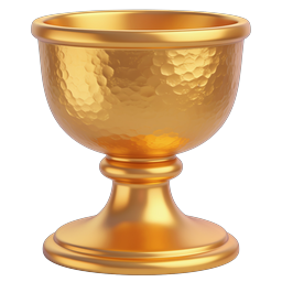 Golden Chalice Goblet Icon - Premium 3D Realistic