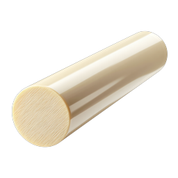 Golden Metal Rod Icon | Realistic Brass Cylinder PNG