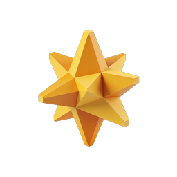 Golden 3D Star Icon - Premium Achievement Symbol