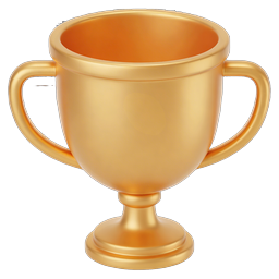 Golden Trophy Cup - Championship Award Icon