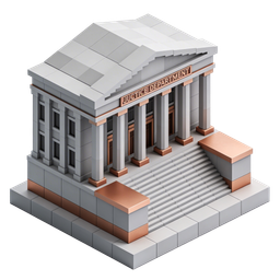 Justice Department Icon - Authority and Governance Symbol