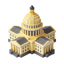 Capitol Building Icon for Civic and Governmental Projects