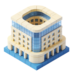 Stylish Modern Building Icon for Business Projects