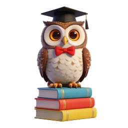 Cute Graduate Owl Icon | Academic & Education Icon