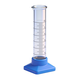 Graduated Cylinder Icon - Lab Measurement Glassware