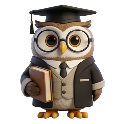 Graduation Owl Icon - Academic Wisdom Representation