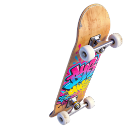 Graffiti-Skateboard-Icon - Urban Street Art Design