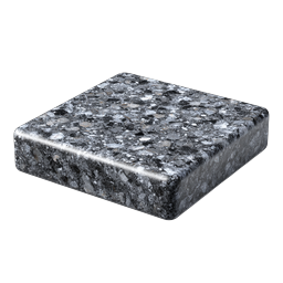 Granitstein-Würfel 3D Textur Icon | Realistisches Material