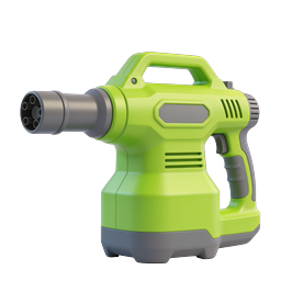 Green Foam Cannon Pressure Washer Icon | 3D Render