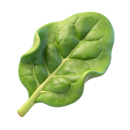 Vibrant Green Leaf Icon for Health and Wellness