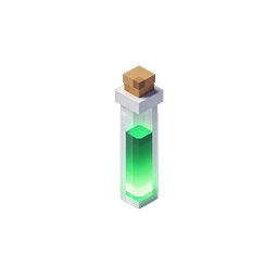 Green Potion Bottle Isometric 3D Icon for Games & UI