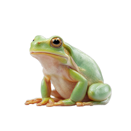 Green Tree Frog Realistic Nature Icon