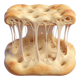 Grilled Cheese Sandwich Icon | Melted Cheese 3D Render