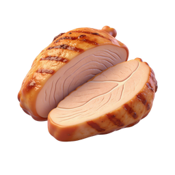 Realistic Grilled Chicken Breast Icon for Culinary Use