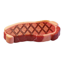 Delicious Grilled Steak Icon for Food Applications
