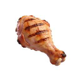 Grilled Chicken Leg Icon for Food Lovers