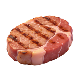 Icona di carne grigliata per design culinari