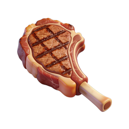 Delicious Grilled Steak Icon for Food Applications