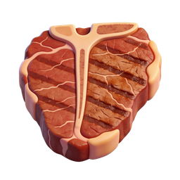Delicious Steak Icon for Food Menus and Blogs