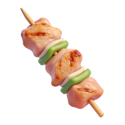Delicious Grilled Skewer Icon for Culinary Creations
