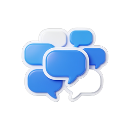 Group Chat Bubbles Communication Icon