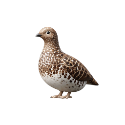 Realistic Grouse Bird Icon - Detailed Wildlife Illustration