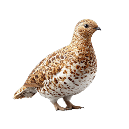 Realistic Grouse Bird Icon - Detailed Wildlife Illustration