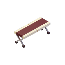 Gymnastics Pommel Horse 3D Icon - Isometric Style