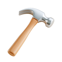 Realistic Hammer Icon for Construction Projects