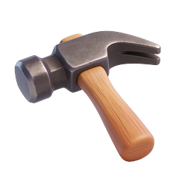 Realistic Hammer Icon for Tools and Construction Projects