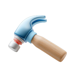 Stylish Hammer Tool Icon for Construction Projects
