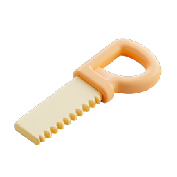 Hand Saw Icon - Tool for Woodworking & DIY