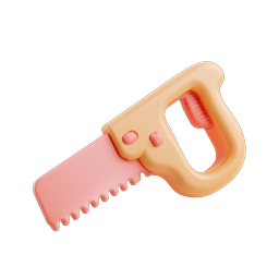 Hand Saw Icon - Tool for Kids & DIY Projects