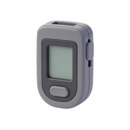 Handheld GPS Device 3D Icon for Navigation Apps