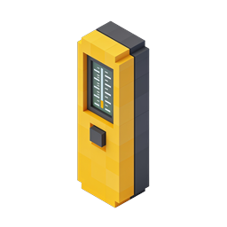 Handheld Measurement Device Isometric Icon