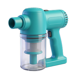 Handheld Vacuum Cleaner 3D Icon | Realistic Teal