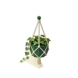 Isometric Hanging Plant Macramé Planter Icon