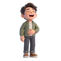 Cheerful Happy Boy Icon for Engaging Content