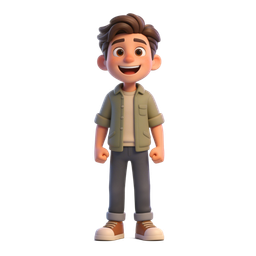 Happy Boy Icon for Youth Engagement