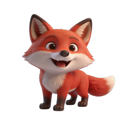 Happy Fox Icon for Playful Designs