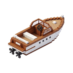 Stylized Boat Icon for Transport and Leisure Themes