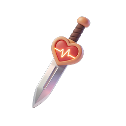 Heart Pulse Dagger Icon | 3D Fantasy Weapon