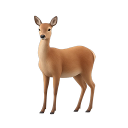 Realistic Deer Icon for Nature Projects