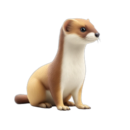Cute Mink Icon for Wildlife and Pet Themes