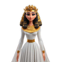 Elegant Cleopatra Icon for Historical Themes