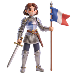 Female Knight Icon - Vector Artwork for Empowerment Themes