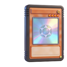 Holographic Game Card 3D Icon