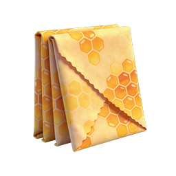 Honeycomb Foundation Sheet Stack Icon for Beekeeping