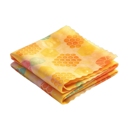 Honeycomb Pattern Folded Cloth Icon - 3D Realistic