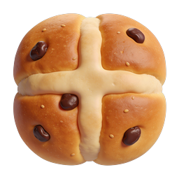 Hot Cross Bun Icon - Traditional Easter Pastry